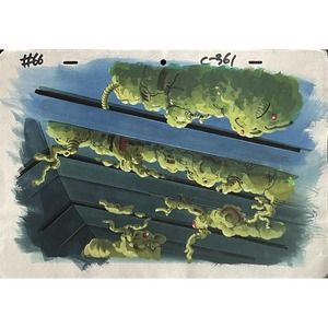 X-Men: The Animated Series - Hand Painted BG - S5E1 The Phalanx Covenant Part 1